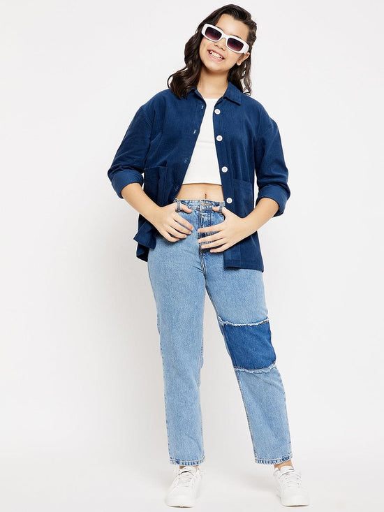 Blue Shaket for Girls