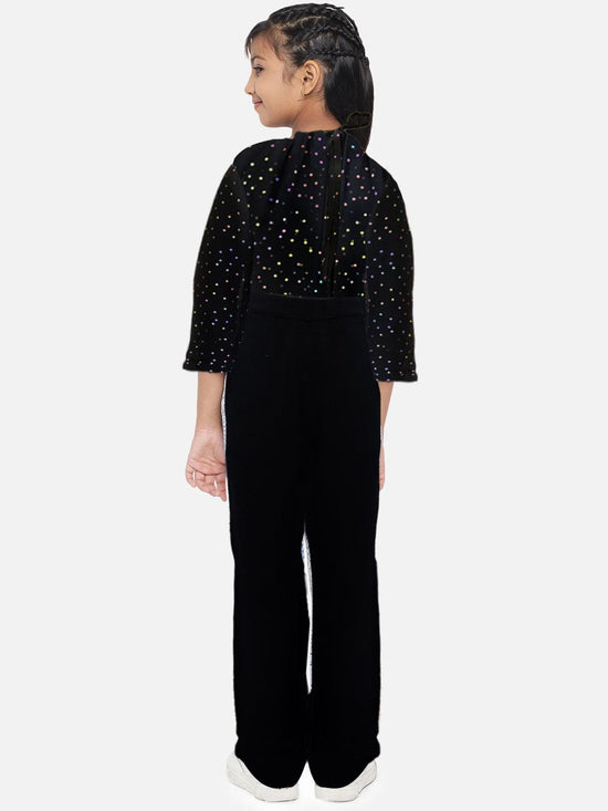 Black Polka Dot Jumpsuit