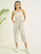 Luyk Girls Multi Colour Printed Jumpsuit
