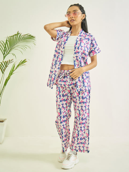 Luyk Girls Pink Floral 3 pcs Matching Set