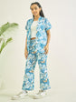 Luyk Girls Blue Floral 3 pcs Matching Set
