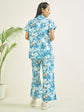 Luyk Girls Blue Floral 3 pcs Matching Set
