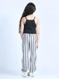Black Striped Trouser With Top
