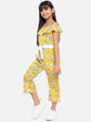 Floral Print Girls Jumpsuit