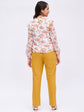 Yellow floral clothing set
